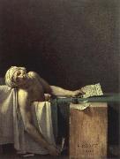 death of marat Jacques-Louis  David